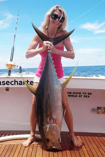 Yellowfin tuna for Jess on Reel Chase