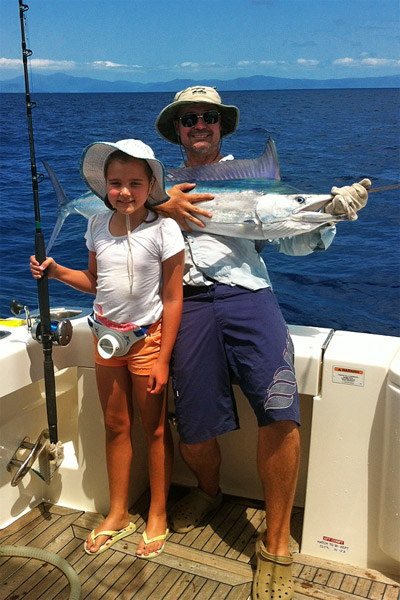 Imogen's first marlin on CJIG