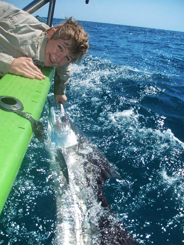 Lewis' first sailfish