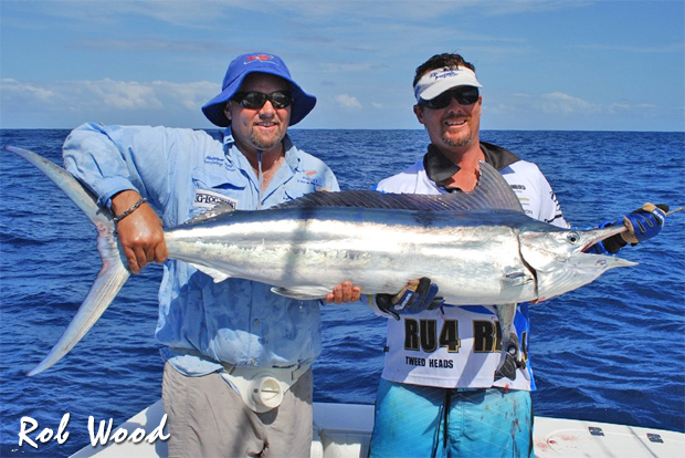 rob wood black marlin at Fraser Island