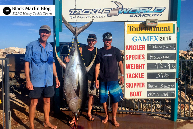 Mackay sails & Exmouth Heavy Tackle Tourney results » Black Marlin Blog